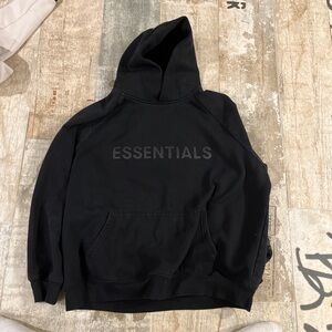 Black Essentials Hoodie